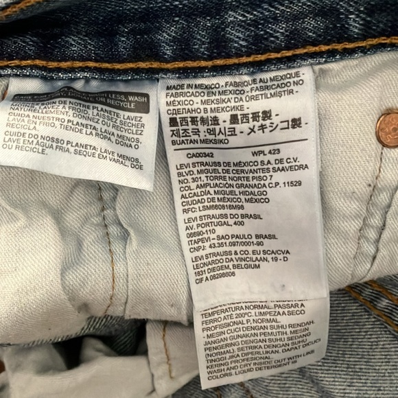 Levi Strauss 501 Jeans W32 L32 - Picture 6 of 8